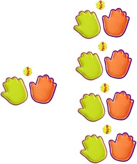 TOYANDONA 5 Conjuntos De Raquete De Palma Pegajosa Pegar E Jogar Jogo De Arremesso De Paddle Bola De Tênis Jogo De Gramado Brinquedo Bola De Dardo Brinquedo Bola E Luva Brinquedo Infantil