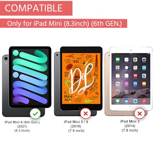 Image of Tempered Glass for iPad Mini 7 /A17 Pro, iPad Mini 6 8.3 inch Screen Protector