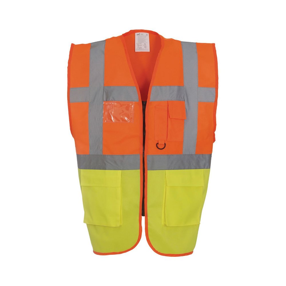 Expert Workwear Expert Workwear Coloured Hi Vis Executive Vest High Viz Vests Zip with Pockets - 27 Colours in use