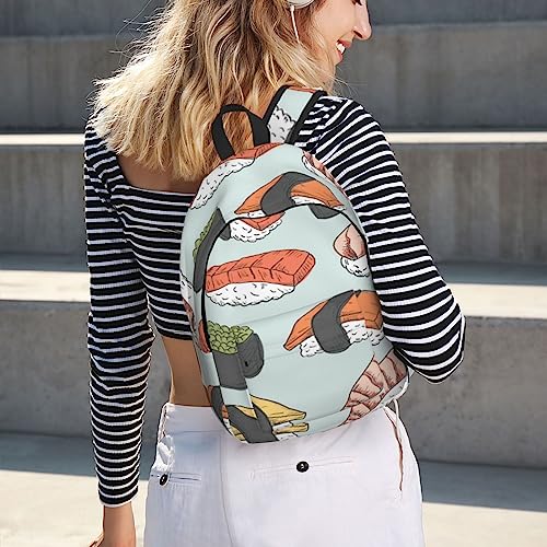 Sac à dos ordinateur portable sushi noir OUSIKA S pour le quotidien