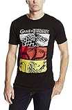 HBO'S Game of Thrones Men's 3 House Symbols T-Shirt