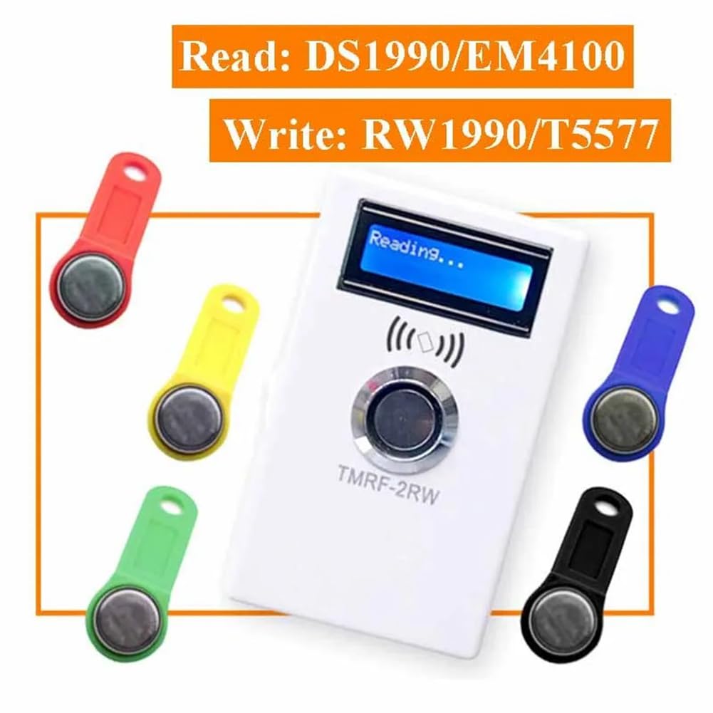 TMRF-2RW IButton Programmatore DS1990A Duplicatore Copia 125 KHz Lettore RFID Registratore RW1990 Scheda Chiave