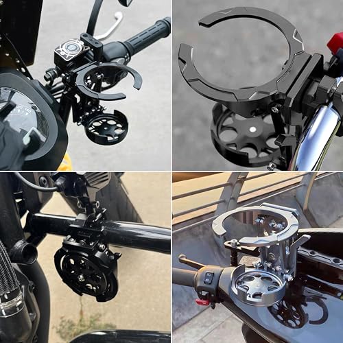 Portavasos plegable universal para manubrio de motocicleta miniatura 2