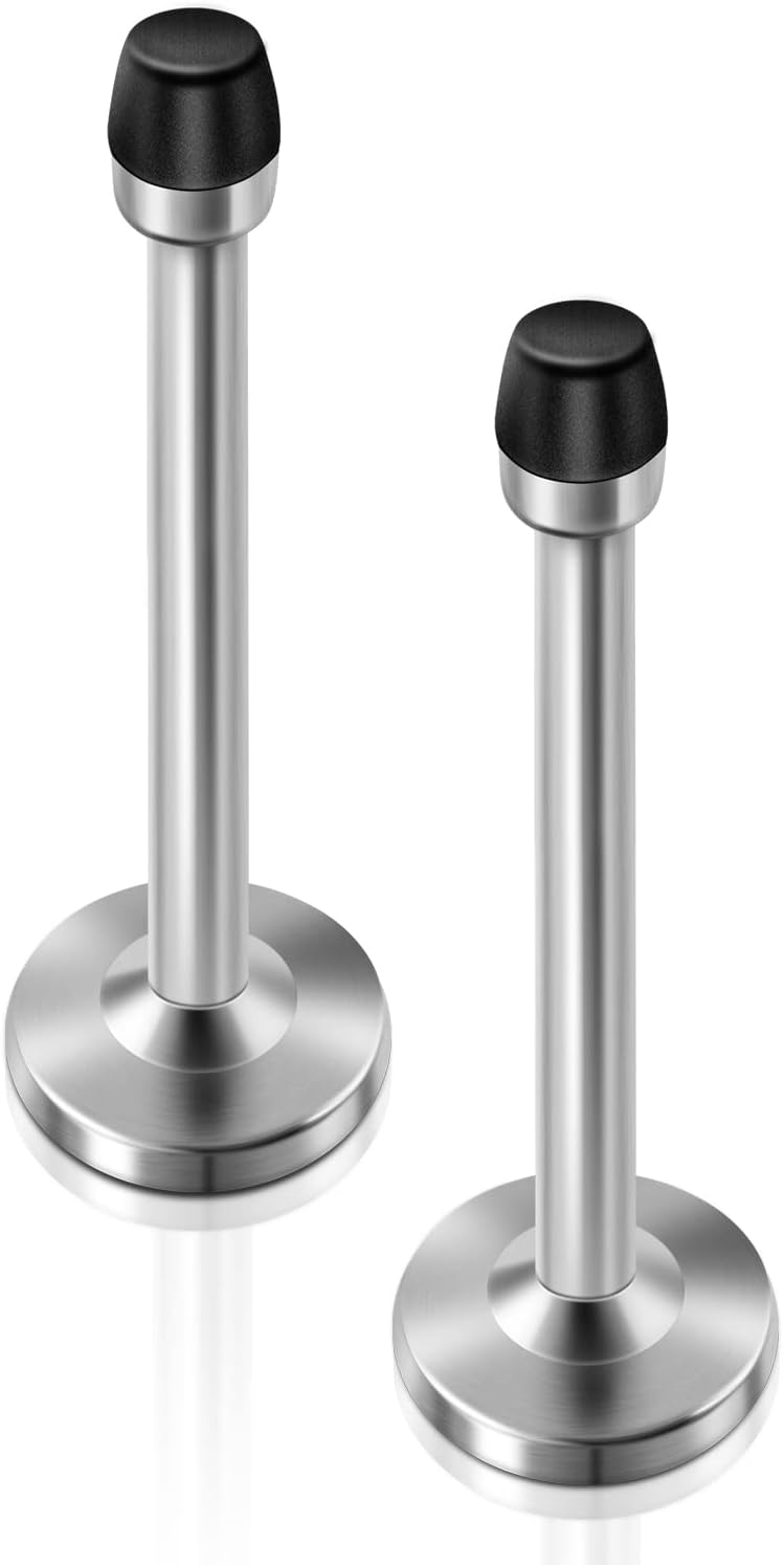 Door Stopper, Extra Long Door Stop, Stainless Steel, 6 Inch