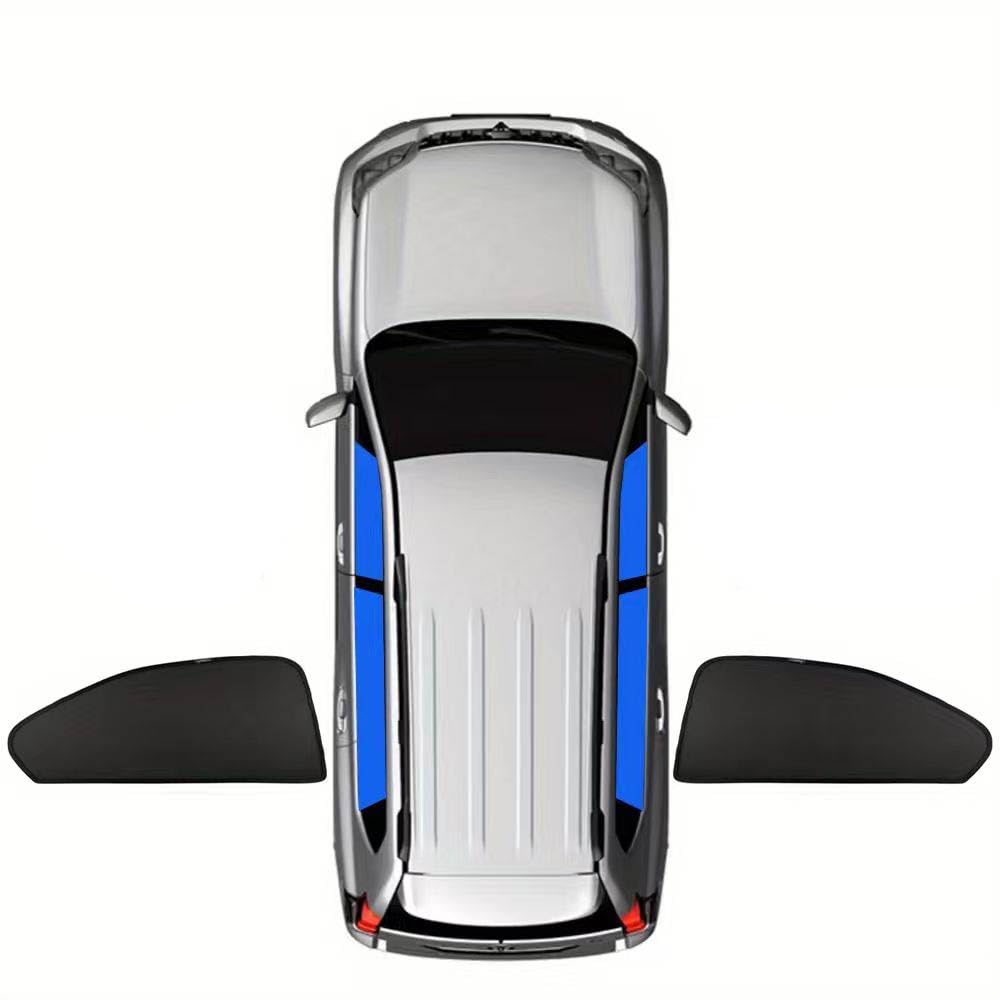 KUNKGIC Lot de 2 pare-soleil arrière pour Skoda Octavia 2021-2025 Protection solaire Bloque les rayons UV
