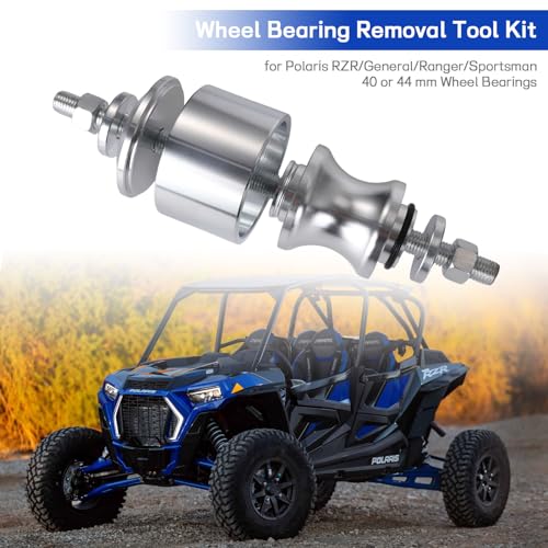 Image of Wheel Bearing Removal Tool / Wheel Hub Removal Tool Kit Fit for 40 & 44 mm Hub Bearing Removal Tool Compatible for Polaris Ranger RZR, for Ranger, for General, for Sportsman Pilot Bearing Removal Tool