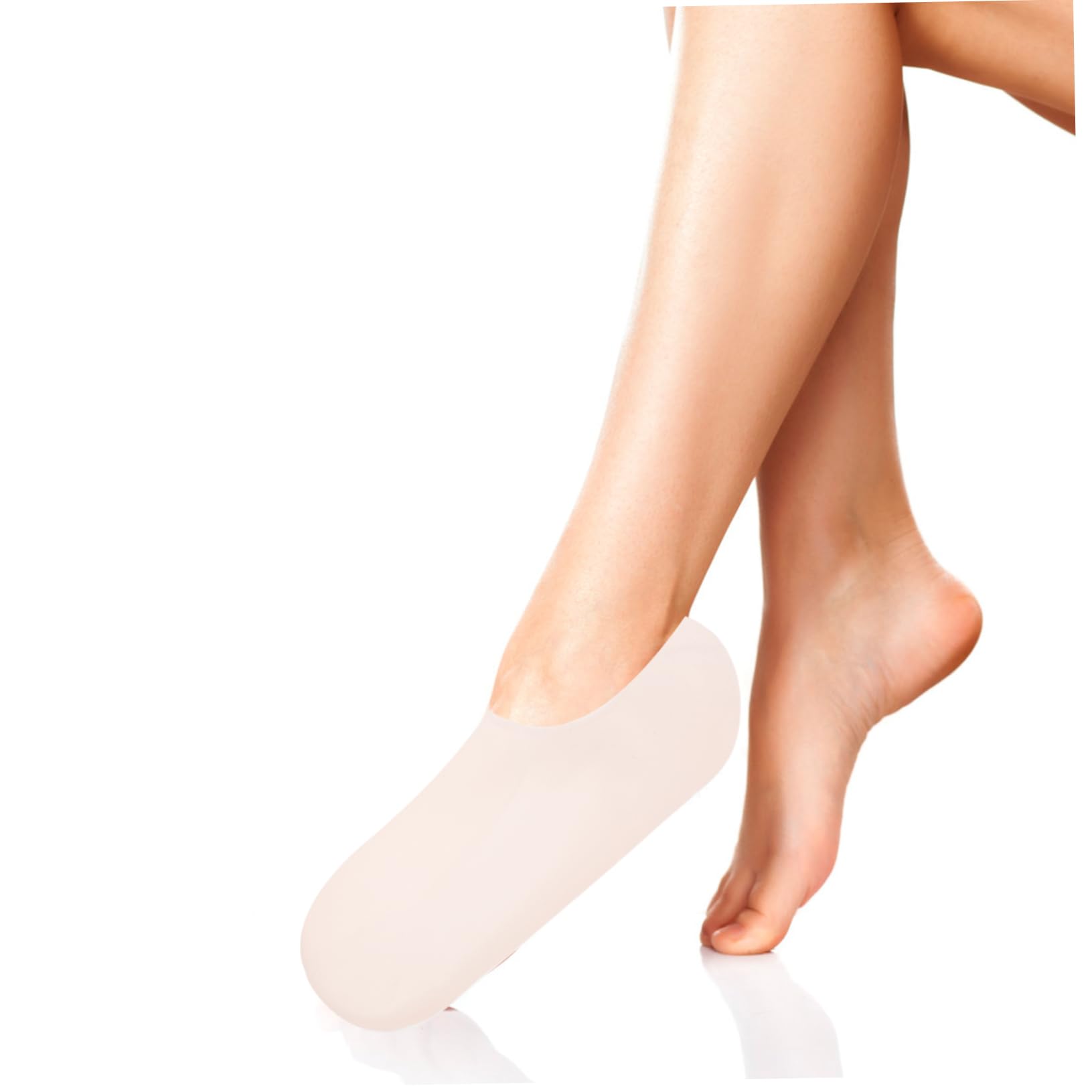 TOVINANNA 1 Set Moisturizing Gel Socks and Gloves for Cracked Heel Repair Comfortable Foot Care for Dry Skin Reusable Skin Hydration Treatment