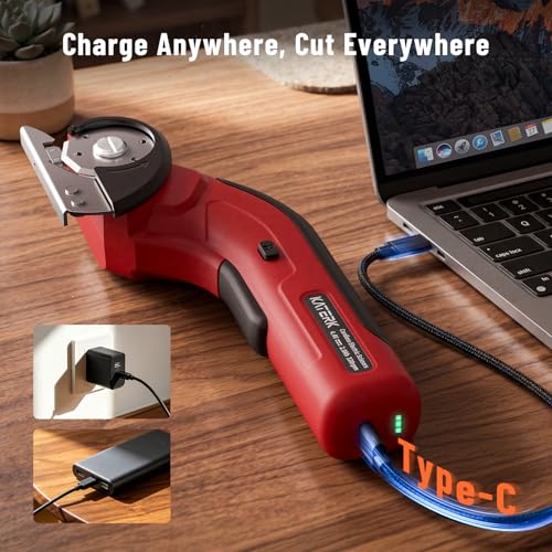  Cordless Electric Scissors & Cardboard Cutter with 2pcs Blades - image 4