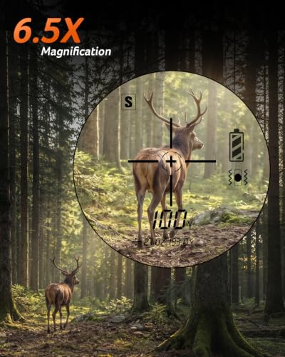Acer Range Finder for Hunting, 1000Y Laser Rangefinder for Hunter,Camo | 6X Magnification, 0.5s Fast Read with TOF Tech, IP54 Waterproof, Rechargeable, for Bow Hunting, Easy-to-Use, Carry Case - image 2