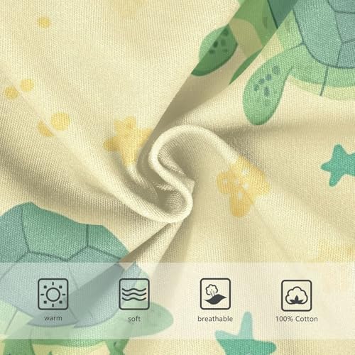 Wusikd Turtle Cartoon Boys' Underwear Cotton Cute Boys Briefs Soft Toddler Underwear 2T3