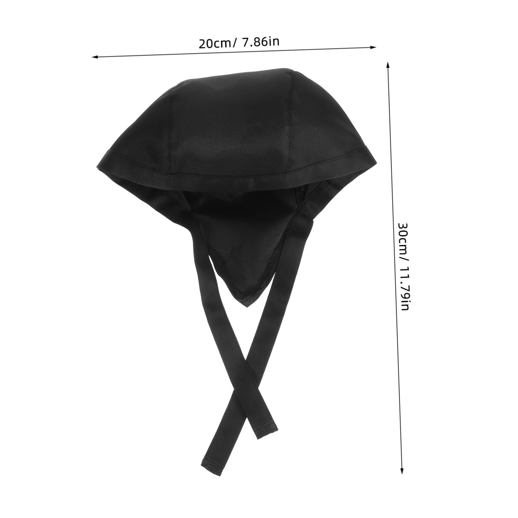 CALLARON Gorros de Chef con Cinta Negra de Tela, Diseño Simple y Cómodo, Transpirable y Agradable, Paquete de 3 para Mujeres en Trabajo y Vida Diaria