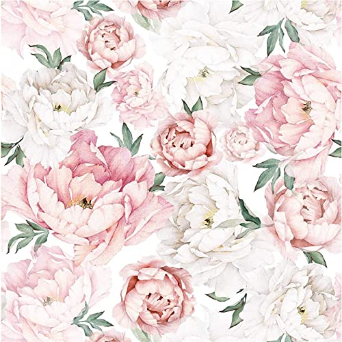 Papel pintado floral de peonía para proyectos de decoración creativa 2