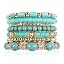 Vintage Marbled 7 Set | Turquoise