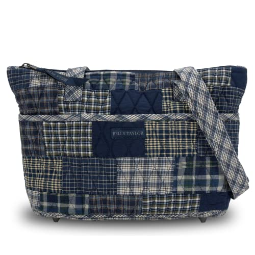 Bella Taylor Small Tote | Lightweight Quilted Fabric Purses for Women