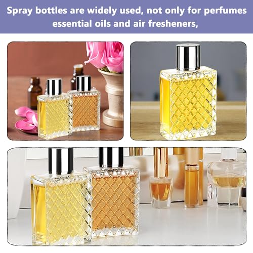1Pcs Perfume Bottle with Long Nozzle Sprayer and Funnel Refillable Perfume Bottle Storage and Use Perfumes Essential Oils Air Fresheners Aromatherapy Toners Humidifier Sprays for Home Office Journey - Image 6