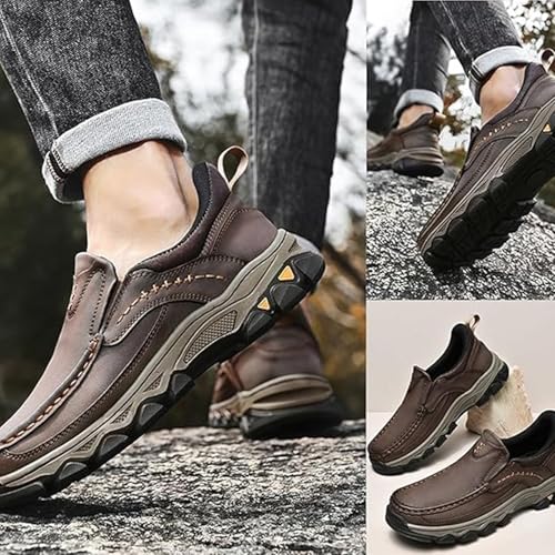 Enjerr Orthopedic Shoes Men, Outdoor Hands-Free Slip-On Waterproof Orthopedic Shoes4