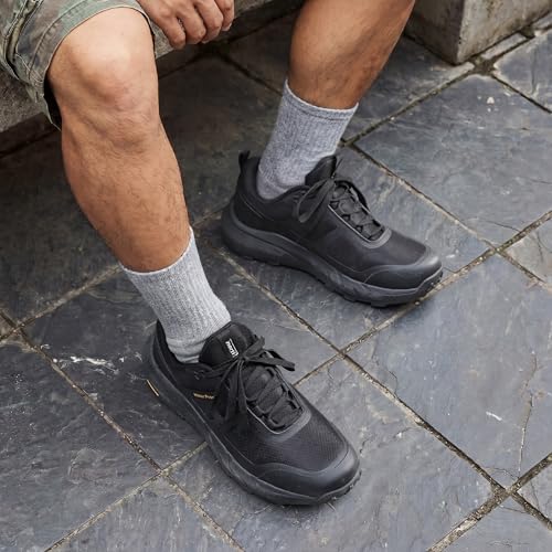 Image of NORTIV 8 Men's Waterproof Hiking Shoes | Lightweight Trekking Walking Fashion Sneakers with Arch Support for Camping Tennis Outdoor Training StreamRunner