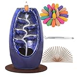 aromaterapia relax ➤120 conos y 30 palos incluidos: no es necesario comprar conos o palos de incienso adicionales, proporcionamos un paquete variado de 120 piezas de conos de incienso + 30 piezas de palos de incienso + una almohadilla.