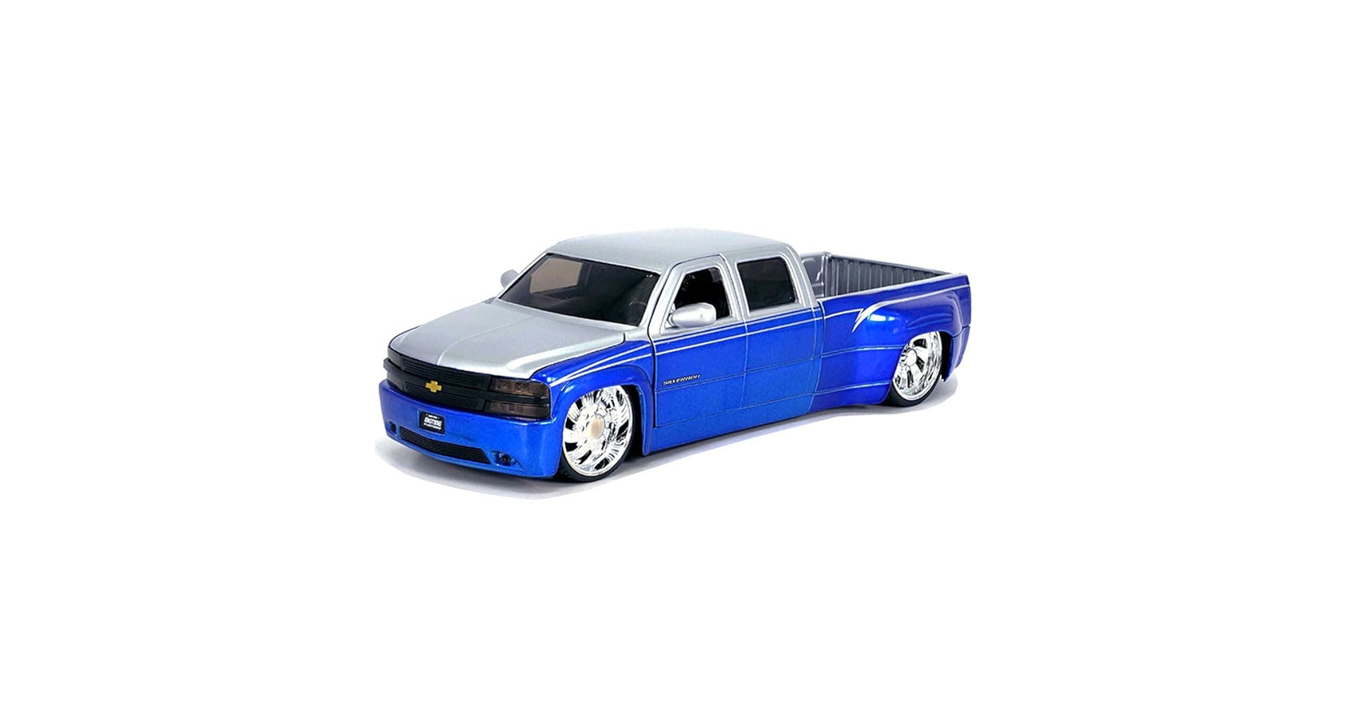 Amazon.com: 1999 Chevy Silverado Dually Pickup Truck Blue