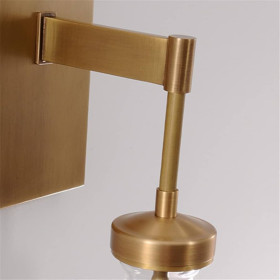 Joyunleo Brass Wall Sconces, Raindrop Sconces Wall Lighting