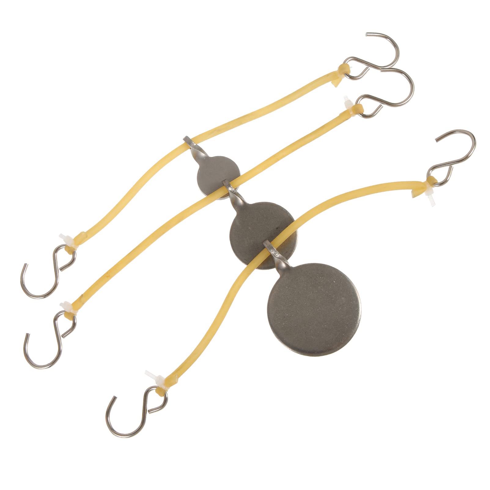 Mikikit 2 Sets Archery Targets Set of Targets Lightweight Portable for Shooting Range Buckle Rubber Band for Quick Mounting