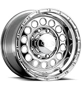 Raceline Wheels 887 ROCKCRUSHER Wheel Polished 17X9"8X6.5 Bolt Pattern 0mm Offset/(5"B/S) Aluminu...