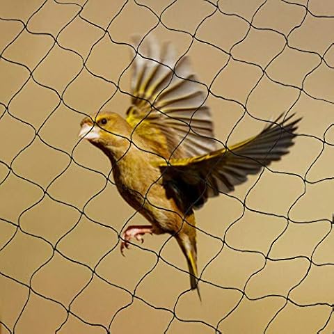 Vogelschutznetz, 15x30M Vogelabwehrnetz Nylon Baumnetz Teichnetze Laubnetze Cover