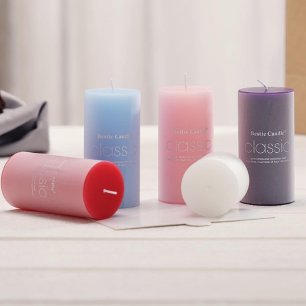 8 Stück Sojakerzen 5x7,5cm - Handgegossene Duftkerzen Für Zuhause