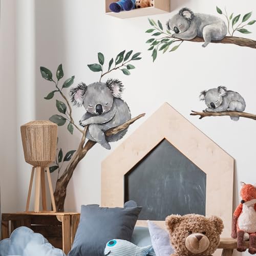 Vinilo Decorativo Koala en Rama 36x12 Pulgadas miniatura 7