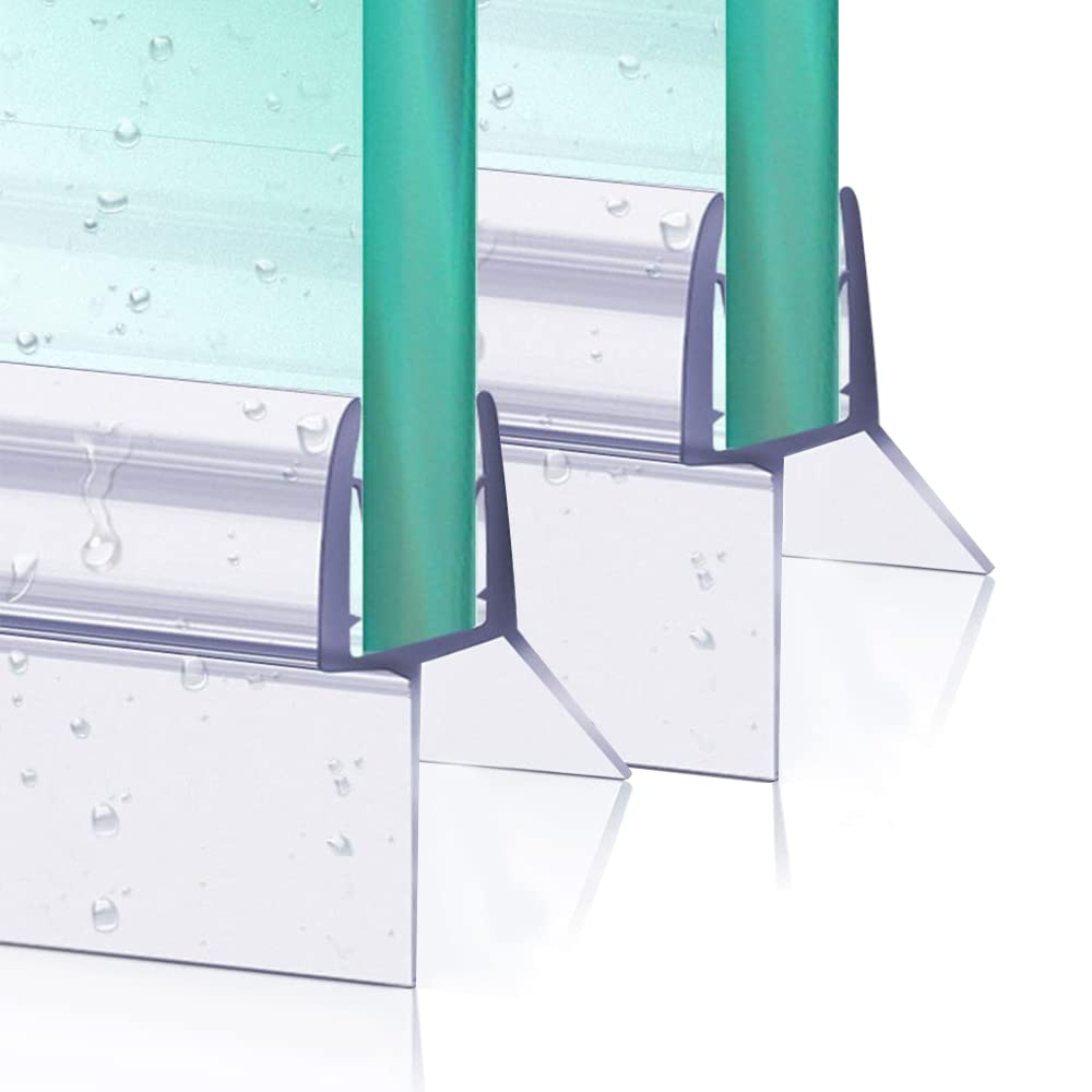 Buy 2PCS Shower Screen Seal Strip 800mm, Covers up to 20mm Gap Plastic