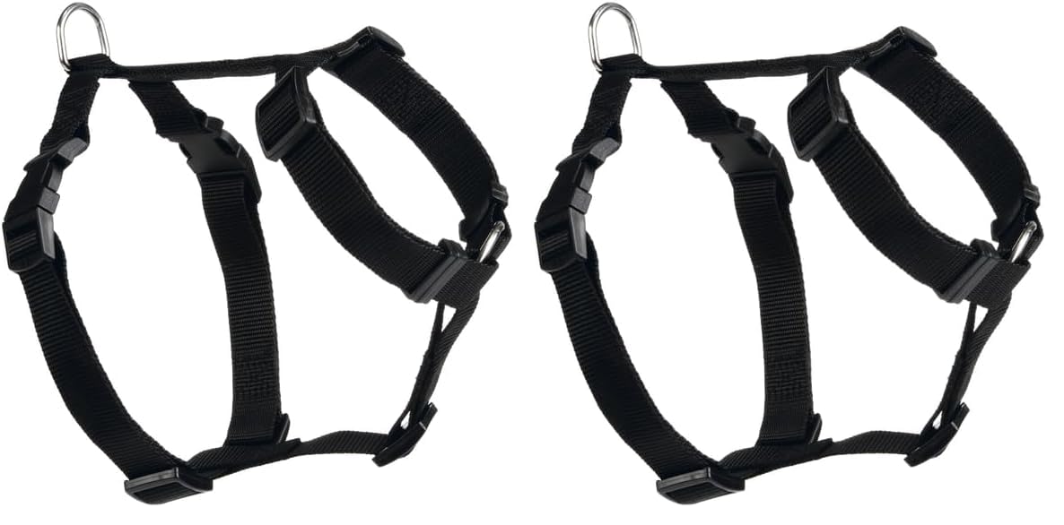 Beeztees Köpek Araç İçi Göğüs Tasması, Siyah, 70-75cm Göğüs Çapı, 25mm (2 paketi)