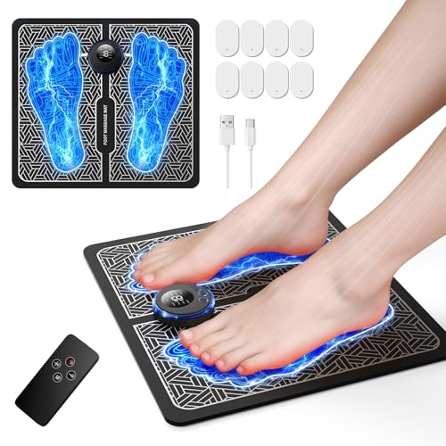 Transcutaneous Electronic Nerve Stimulator and Powered Muscle Stimulation for Pain Relief, EMS Foot Massager