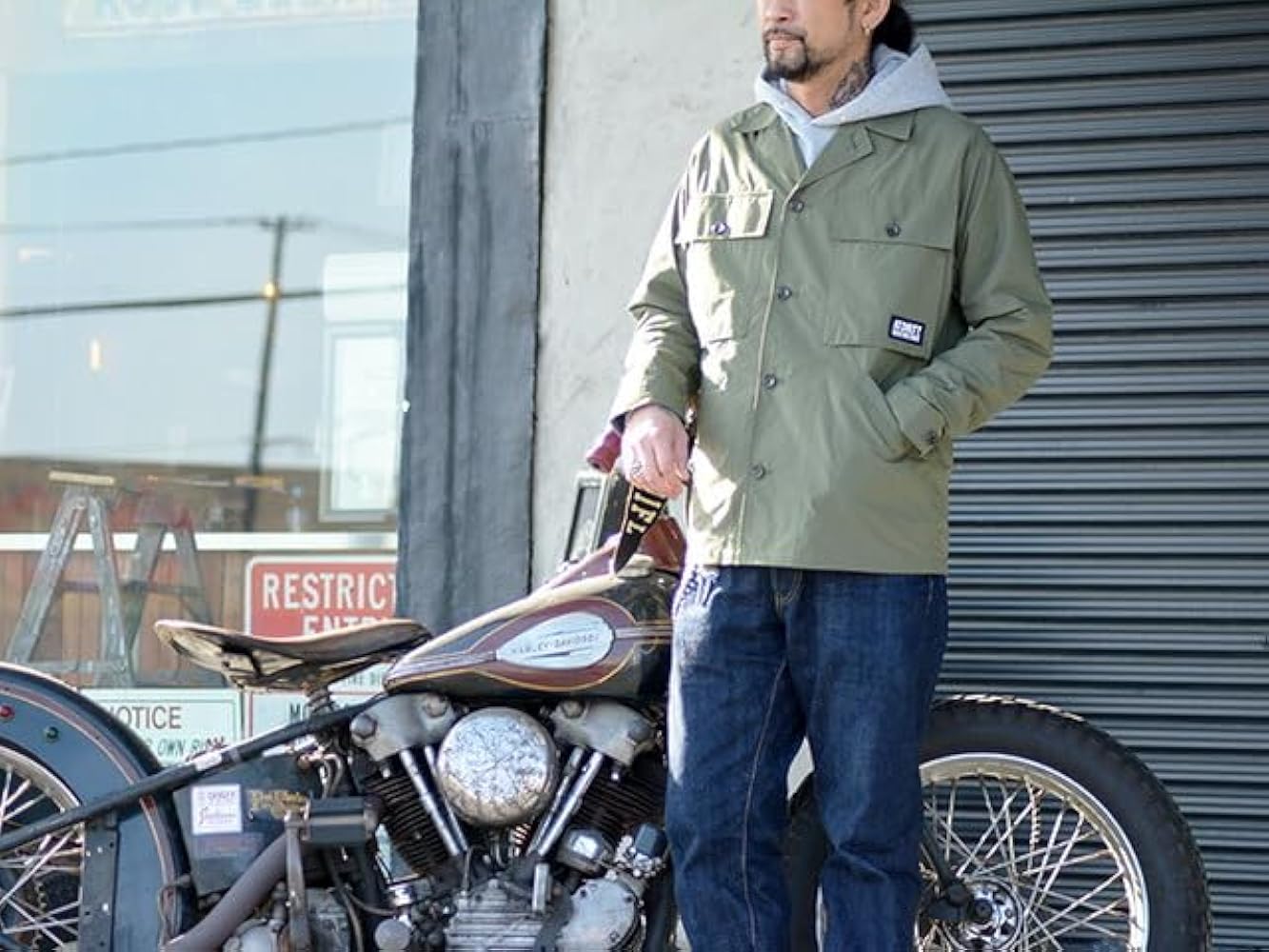 新品・タグ付★AT-DIRTY/アットダーティー★MILDOOR JACKET AT-DIRTY/アットダーティー】2023SS「Mildoor Jacket/ミルドア