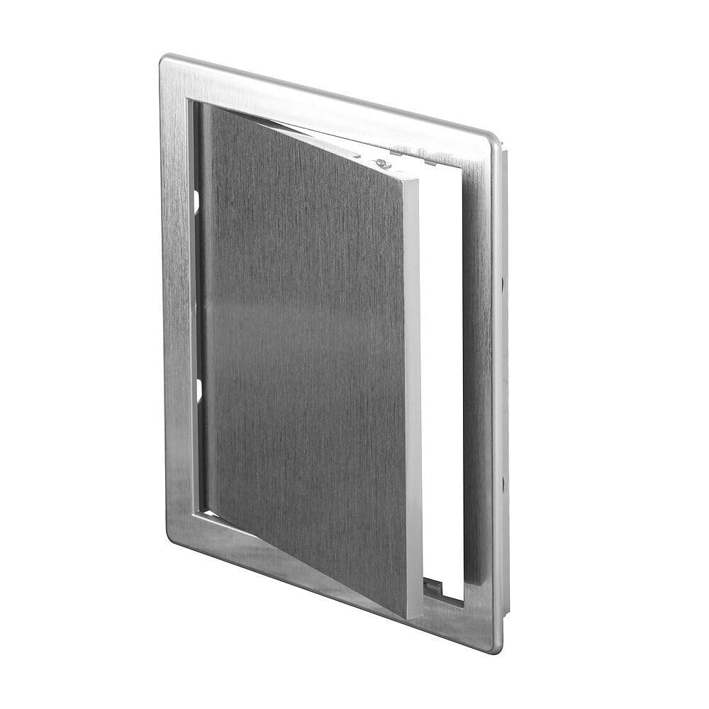 Awenta Silver Colours 150X150mm Abs Inspection Flap For Ventilation Systems, Flue Pipes, Water Meter - Plastic Inspection Door - Silver Inspection Door