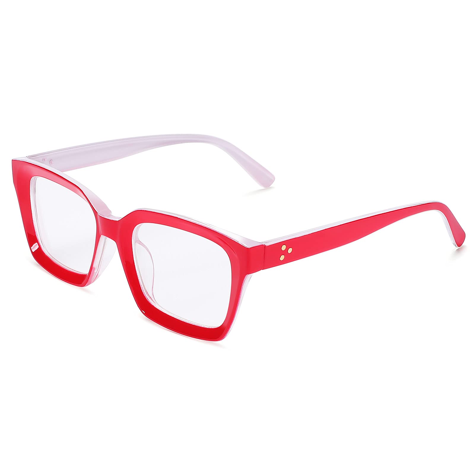 Pro Acme Retro Blue Light Blocking Glasses for Women Men, Computer/Gaming/TV/Phones Eyeglasses, Anti Eyestrain & UV Glare