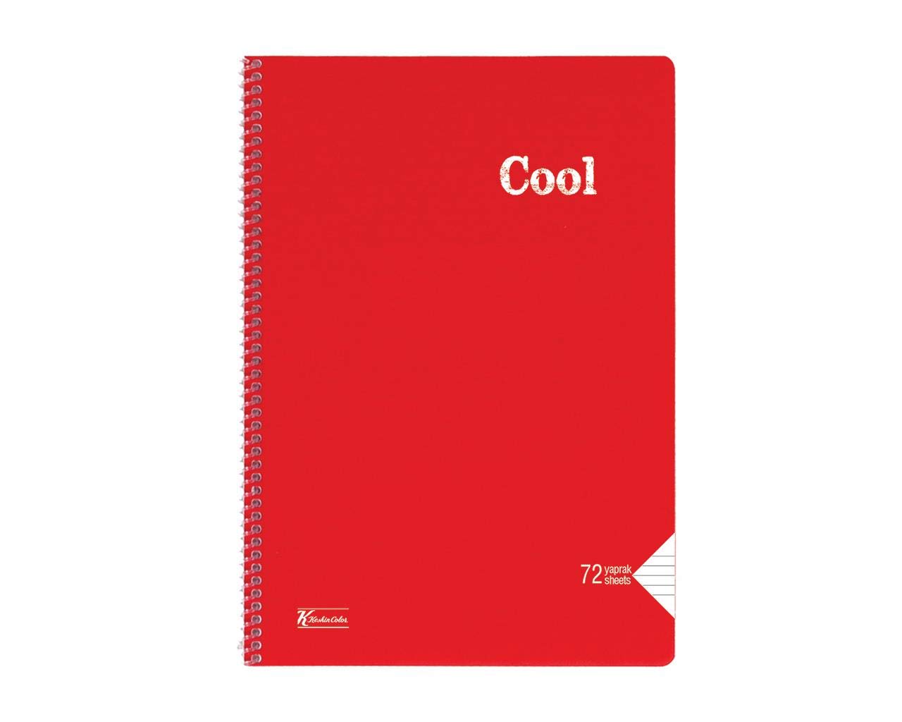 Cool 321611-99 - Cuaderno de espiral con tapa de polipropileno (72 hojas, tamaño A4)