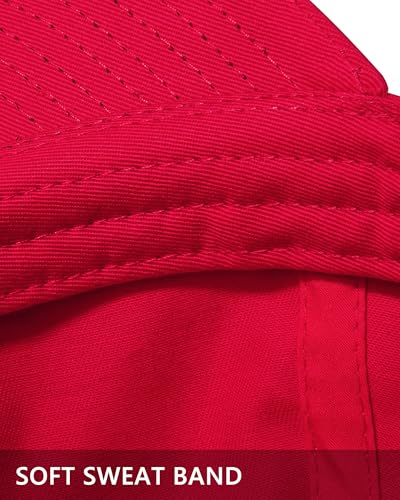 Image of GADIEMKENSD Unstructured Baseball Cap Adjustable Running Hat for Men Women Cotton Dad Plain Outdoors Activities 6 7 /8-7 3 /4