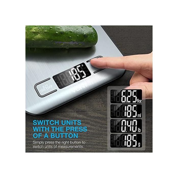 Buy Vont 'Milo' Kitchen Scale, Food Scale, Digital & Mechanical Scale