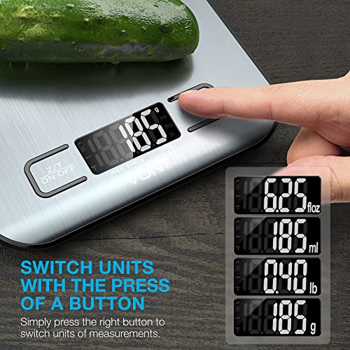 Buy Vont 'Milo' Kitchen Scale, Food Scale, Digital & Mechanical Scale