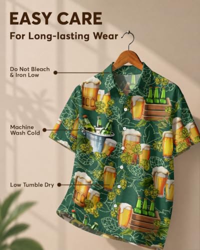 Image of 99TIMORO Funny Movie Mens Hawaiian Shirts Button Down Short Sleeve