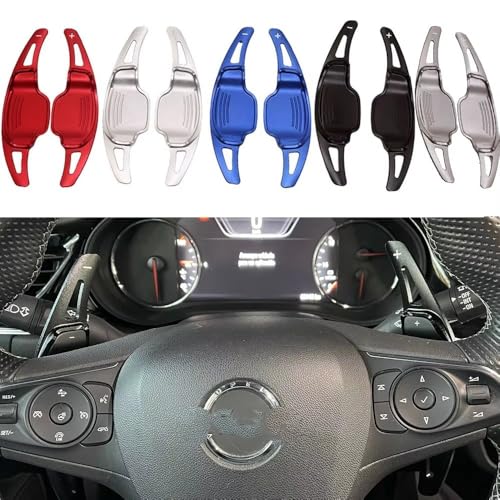Levas de cambio Opel Insignia 2010-2018 extensiones de aluminio gris premium 2