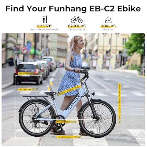 Funhang Step Thru Electric Bicycle