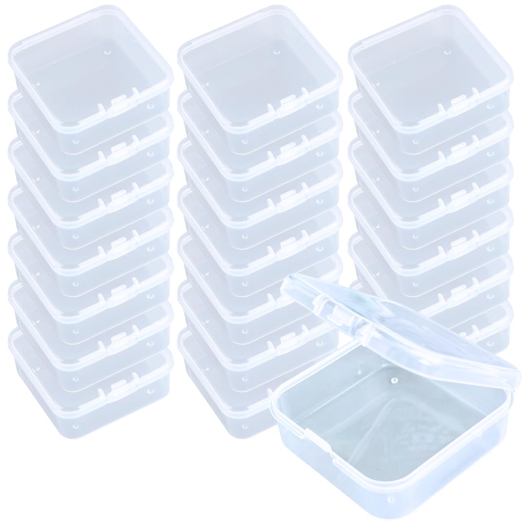 Amazon.co.jp: I'm so happy 小物ケース 蓋付き プラスチック クリア