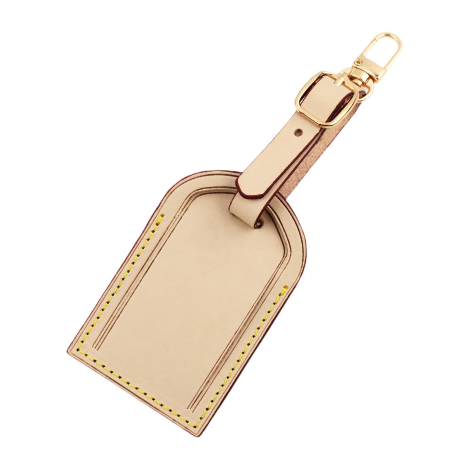 Luggage Tag Handcraft Funny Decor Travel Bag Label for Traveling Gifts Women Beige-image-24