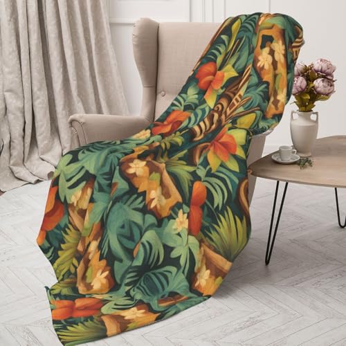 Couverture chaude et durable Aloha Tiki grand format lit - 5