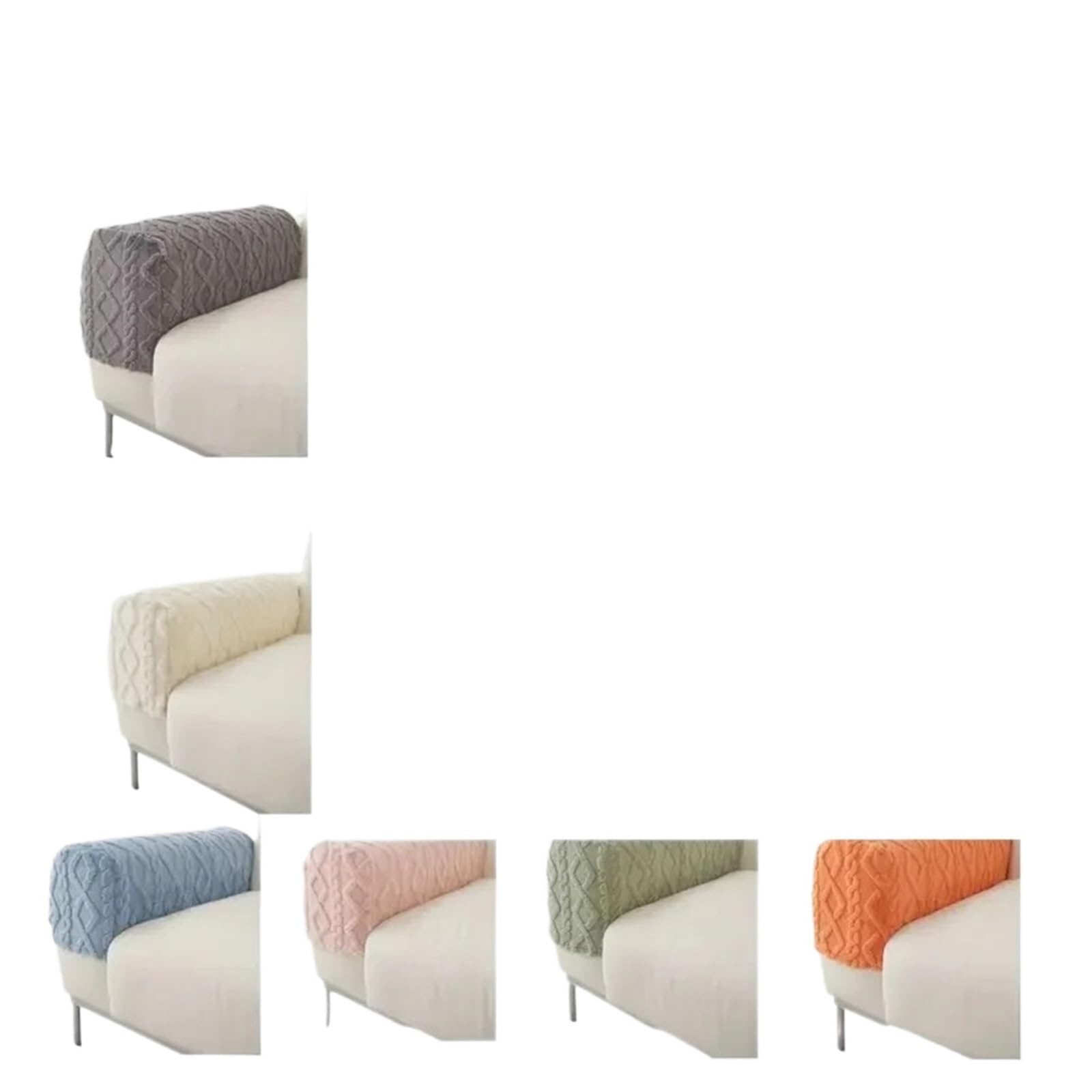 Fundas para reposabrazos de sofá elásticas jacquard que protegen de manchas y desgaste