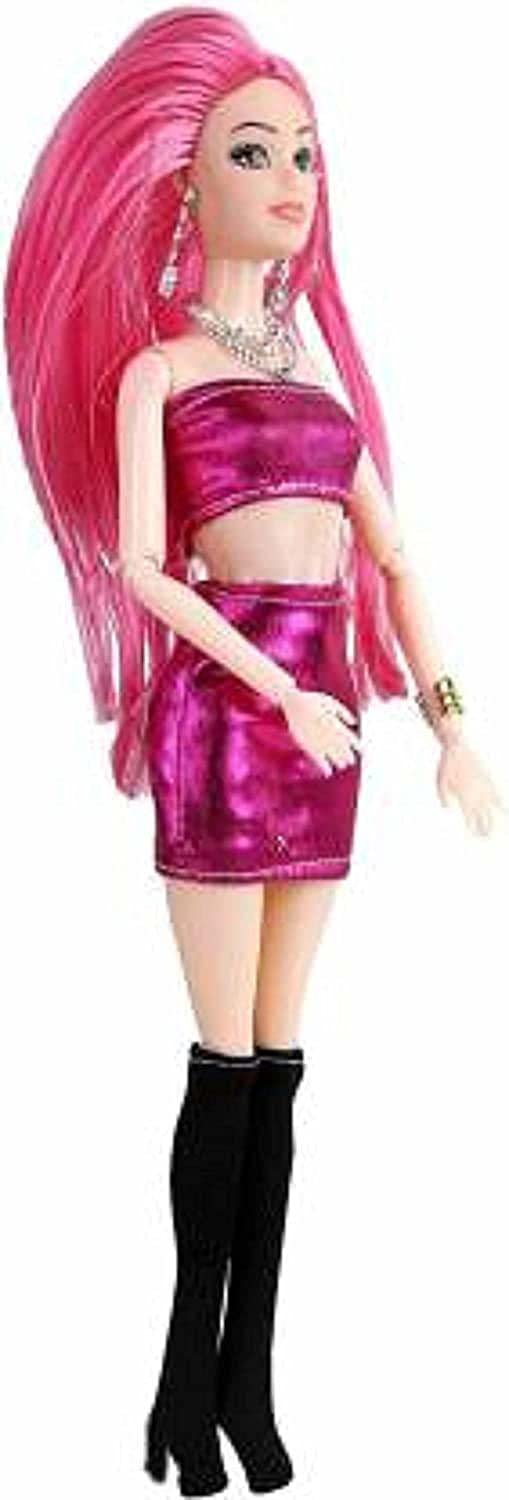 FLIPBOAT Princess Pink Foldable Doll. Flexible Hands & Legs Make Her More Attractive Doll for Kids (B09C6L5HZ3) Amazon Price History, Amazon Price Tracker