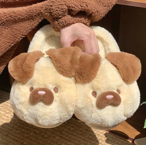 2025 Cute Plush Animal Slippers for Women Men Funny Cozy Winter House Shoes Warm Fuzzy Indoor Slippers Cartoon Designs Koala Bunny Frog Dog Ghost2
