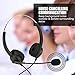 immagine 5ATopoler Cuffie USB Cablate con Microfono Cancellazione del Rumore e Controlli Audio, Cuffie USB Cablate per PC Super Leggere e Confortevoli per Chiamate di Lavoro Call Center Skype Chat Conference