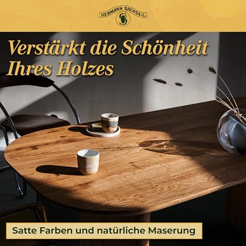 Reines Tungöl 0,5Liter | 100% Natürliche Holzpflege für innen und außen | bildet eine sehr widerstandsfähige wasserdichte Schicht
